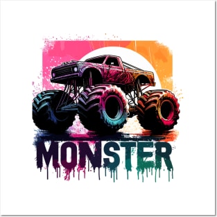 Monster Truck Posters and Art